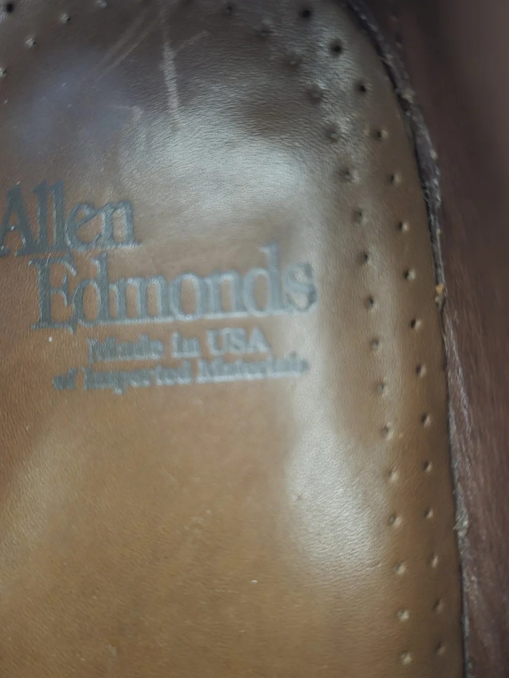 Men's Allen Edmonds Elfield Tassel Loafers Brown Leather 9.5D USA Old Money Prep